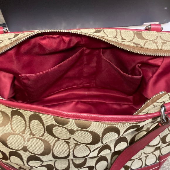 Genuine Coach Park Signature Carrie Tote F23297 - Picture 5 of 16